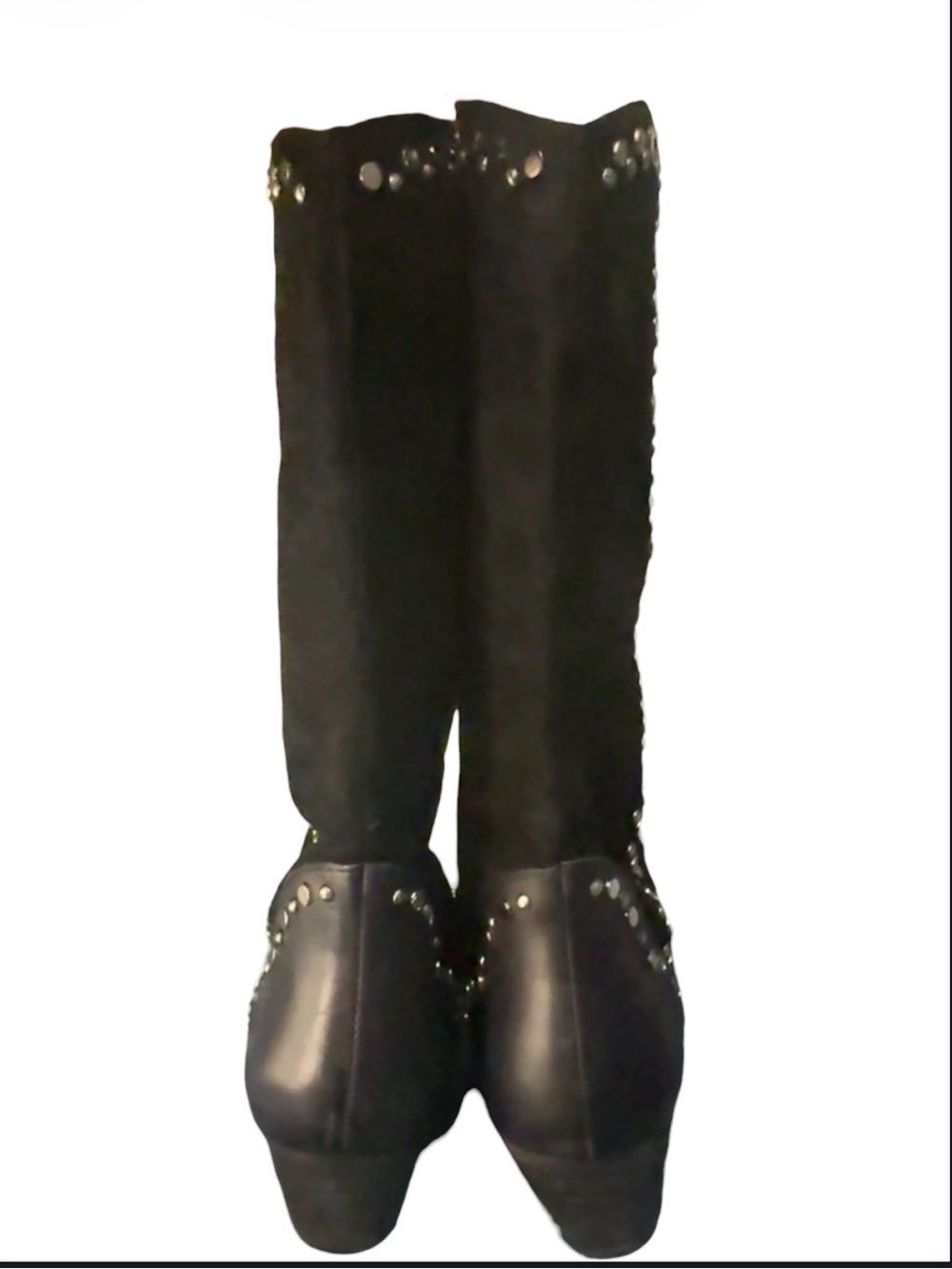 Free People Joelton Studded Western
Boots Black Suede Leather Size 36.5. - Picture 7 of 12